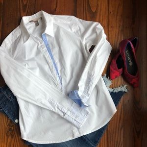 Forever 21 Contemporary White Button Down